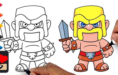 部落冲突巨人怎么画[图2]